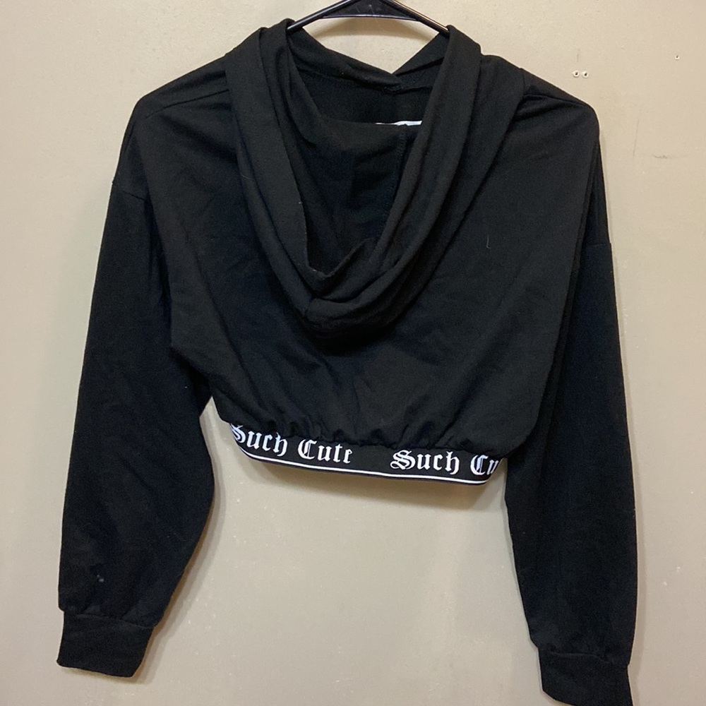 Cropped black jacket - Picture 2 of 2
